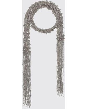 Dries Van Noten Multi-Strand Beaded Necklace - White