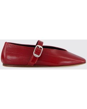 Le Monde Beryl Leather Ballerina - Red