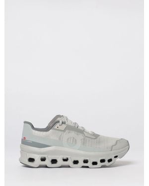On Shoes Cloudmonster Void On Mesh Trainers - White