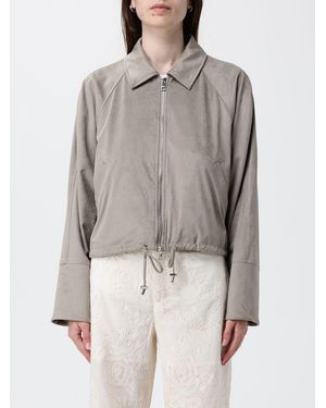 Liu Jo Suede Shirt Jacket - Gray