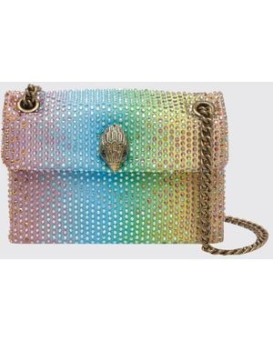 Kurt Geiger Kensington Embroidered Crossbody Bag With Rhinestones - Blue