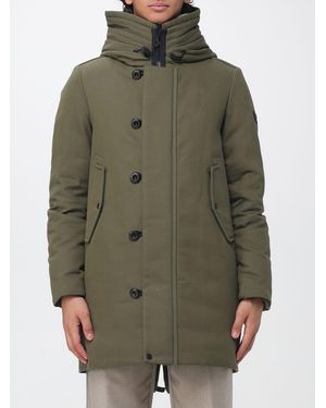 Peuterey Kasa Ki Water-Repellent Knee-Length Parka With Fur Collar - Green