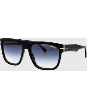 Carrera Acetate Aviator Sunglasses With Rectangular Design - Black