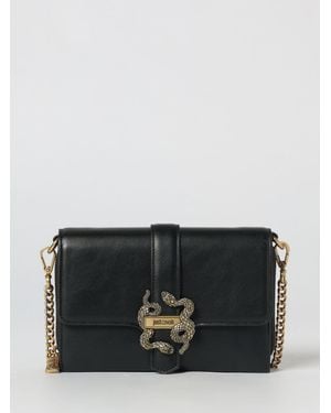 Just Cavalli Faux Leather Pouch - Black