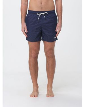 HUGO Polyester Boxer Swim Trunks - Blue