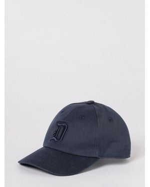 Dondup Cotton Twill Hat By - Blue