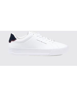 Tommy Hilfiger Th Court Leather Trainers - White