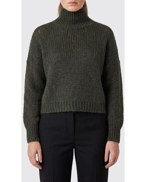 Roberto Collina Wollmisch-Rollkragenpullover Mit Überschnittenen Schultern - Grau