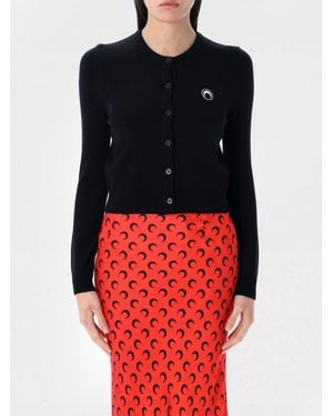 Marine Serre Jersey Mujer - Rojo