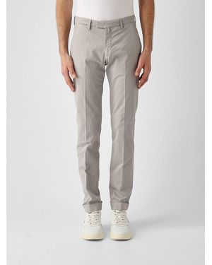 Briglia 1949 Stretch Cotton Chino Trousers - Grey