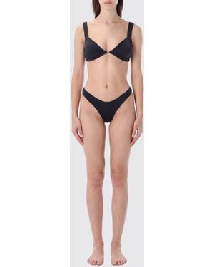 MATINEÉ Triangle Bikini With V-Neck And Brazilian Briefs - Black