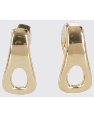 Rabanne Boucle D'Oreill Aluminium-Ohrringe - Weiß