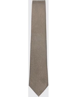 Emporio Armani Silk Tie - White