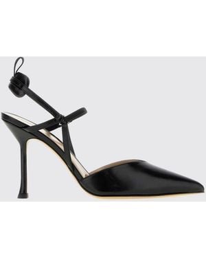 Fendi Very Colibrì Calf Leather Slingback Court Shoes With A Stiletto Heel - Black
