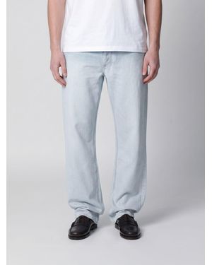 Agolde Mid-Rise Straight Fit Jeans With A Five-Pocket Design - Gray