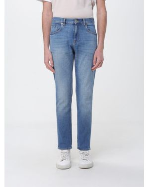 Eleventy Rubens-Z Mid-Rise Skinny Fit Jeans - Blue
