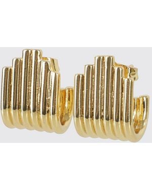 FEDERICA TOSI Lobo Lea 18K-Plated Bronze Dangle Earrings - Metallic