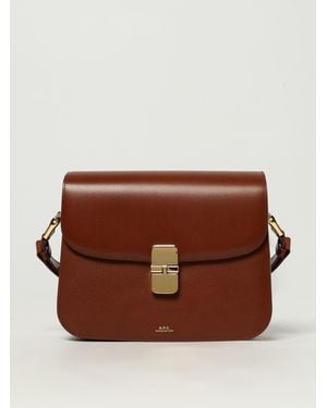 A.P.C. Crossbody Bags - Brown