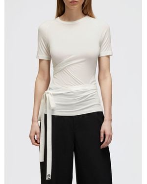 Y-3 Draped Lycra T-Shirt - White