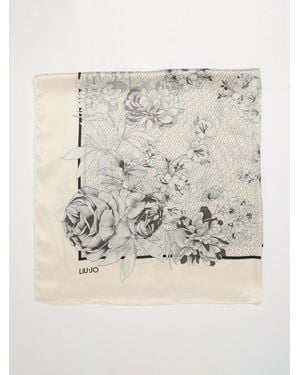 Liu Jo Foulard Peony De Poliéster Estampado - Neutro