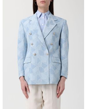 Tagliatore Double-Breasted Blazer - Blue