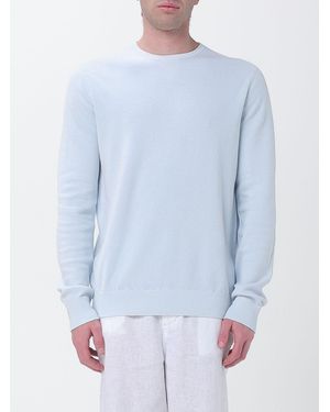 Ecoalf Organic Cotton And Linen Crew Neck Jumper - Blue