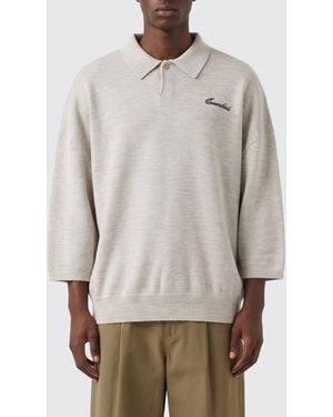 Fear Of God Relaxed Fit Long-Sleeve Cotton Polo - Grey