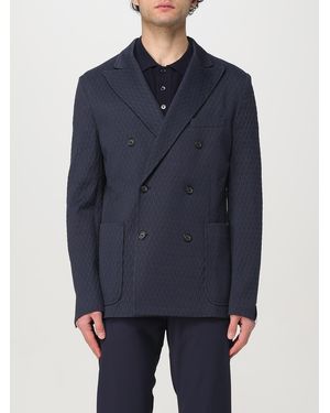 Paolo Pecora Blazer Doppiopetto - Blu