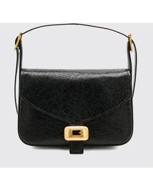 Balenciaga Sac Clicca En Cuir Arena - Noir