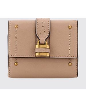 Chloé ChloÉ Paddington Leather Wallet - Natural