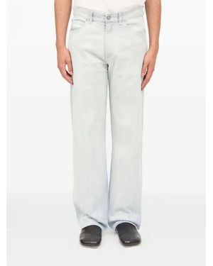 MM6 by Maison Margiela Straight Denim Jeans - White