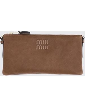 Miu Miu Cartera Mujer - Marrón