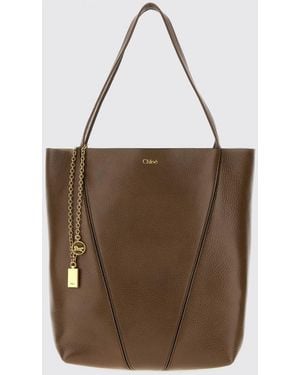 Chloé ChloÉ Borsa Tote Spin - Marrone