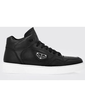 Philipp Plein High-Top Lace-Up Trainers - Black