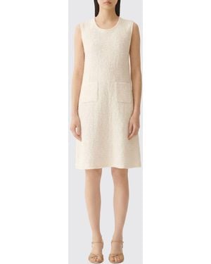 Fabiana Filippi Cotton Blend Dress - Natural
