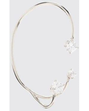 Panconesi Three Point Ear Cuff With Set Rhinestones - Blue