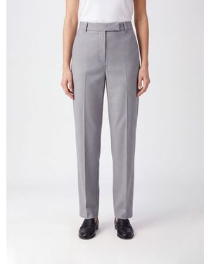 Rohe Pantaloni Straight - Marrone