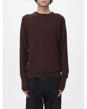 Ballantyne Cotton Crew-Neck Pullover - Purple