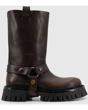 Golden Goose Bottines Plates Femme - Noir
