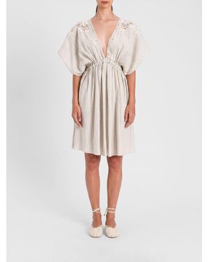 Twinset Mini Dress - White