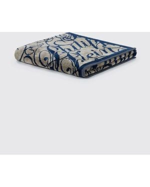 Philipp Plein Serviette De Plage Homme - Bleu