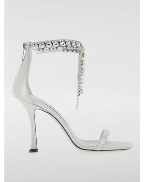 Jimmy Choo Flache Sandalen Damen - Weiß