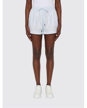 McQueen Viscose Jogging Shorts - White