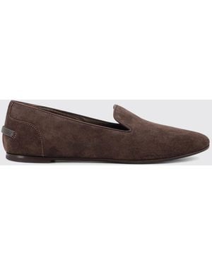 Brunello Cucinelli Mokassins Damen - Braun