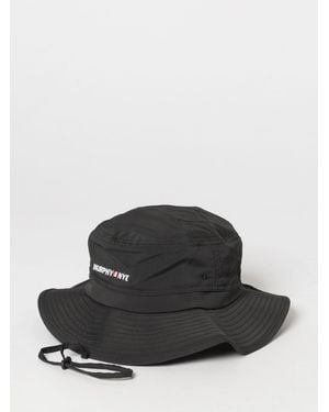 Murphy & Nye Chapeau Bob En Tissu Technique Avec Logo Et Cordon De Serrage - Noir