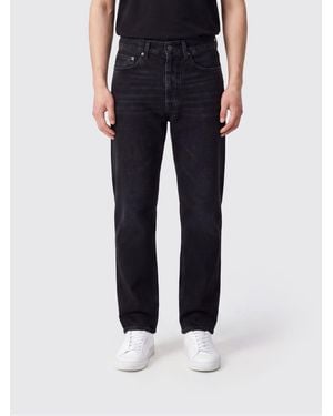 DARKPARK Larry Straight Fit Five-Pocket Cotton Denim Jeans - Black