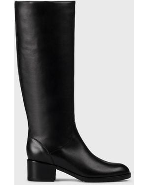 Doucal's Leather Boots - Black