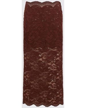 Rabanne Skirt - Brown