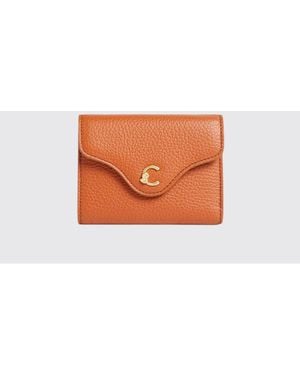 Coccinelle C-Me Grained Leather Wallet - Orange