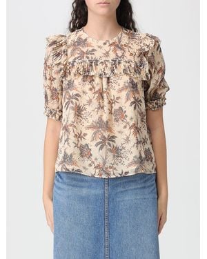 Ulla Johnson Jodie Printed Cotton Top - Blue